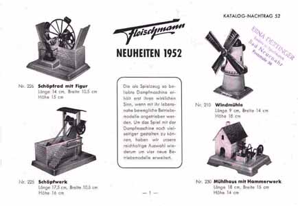 225 1952 Neuheitenblatt